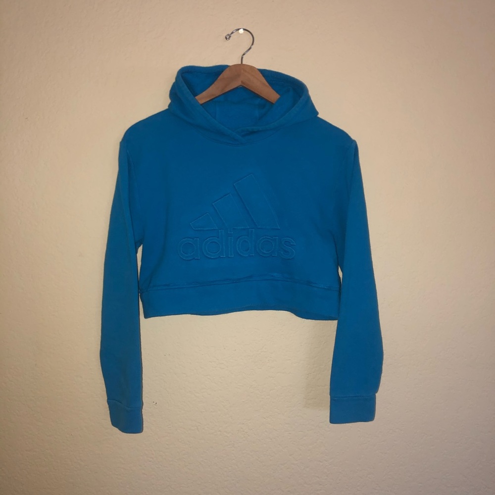 Adidas Crop Top Hoodie